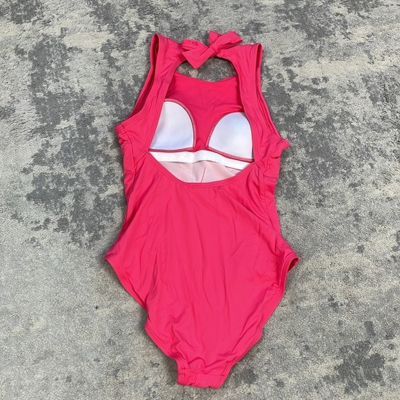 New Tommy Bahama Pearl High Neck One Piece Swimsuit in Coral Coast Sz 4 - Picture 5 of 9